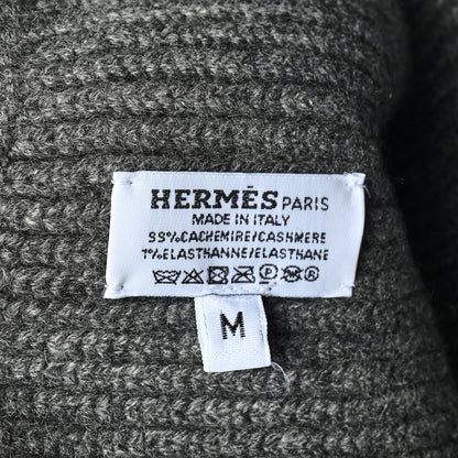 Hermes Cashmere Knit Heaven Beanie M Charbon Flanelle 5 of 5
