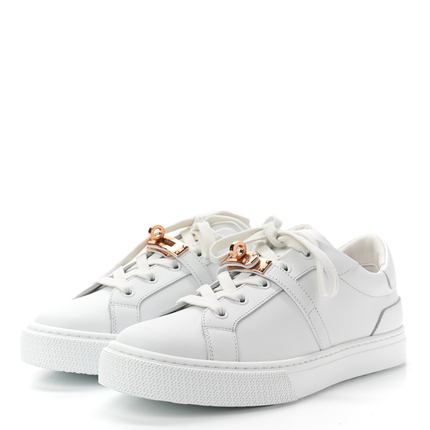 Hermes Calfskin Day Sneakers 37 White 3 of 7