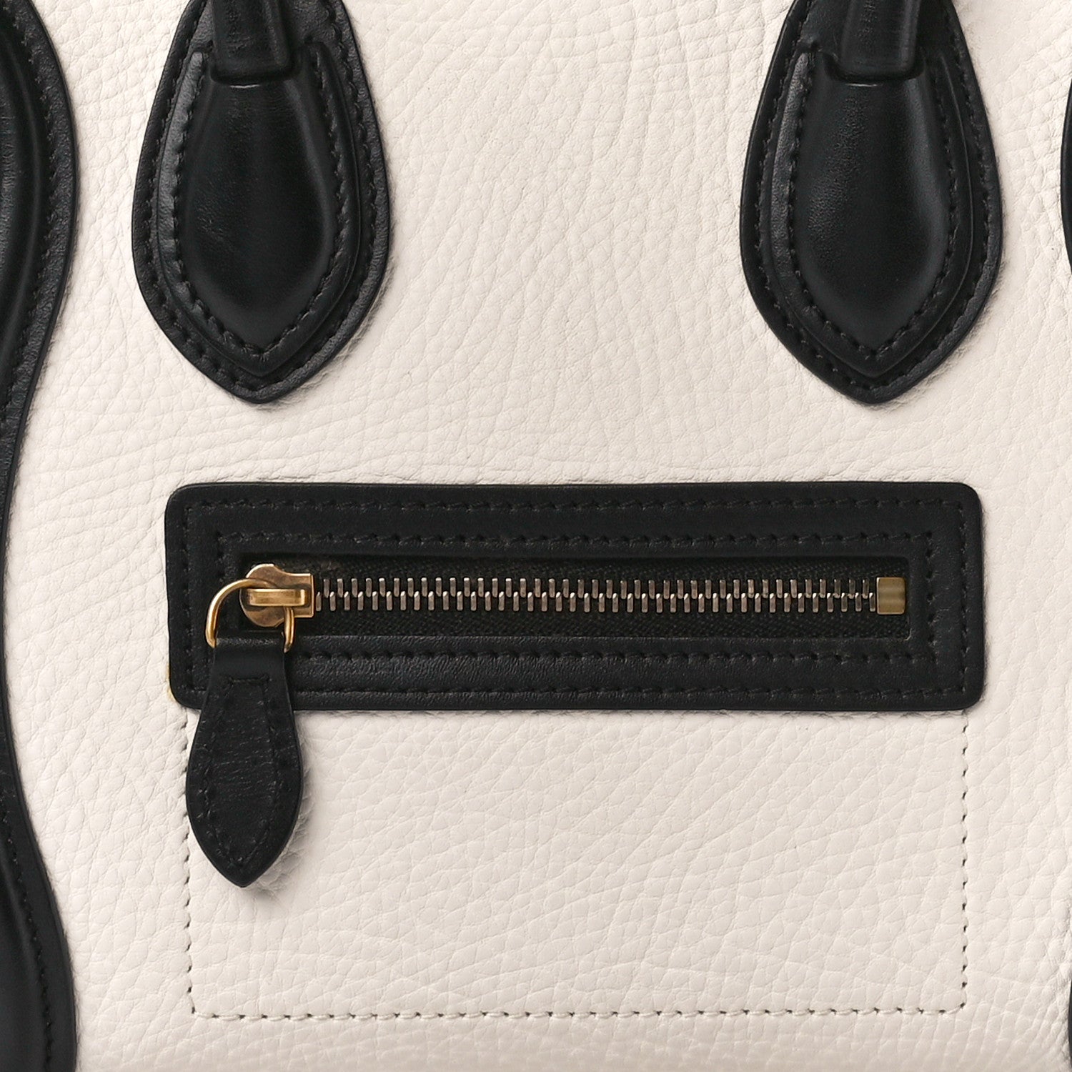 Celine Bullhide Calfskin Nano Tri-Color Luggage Amber 10 of 11