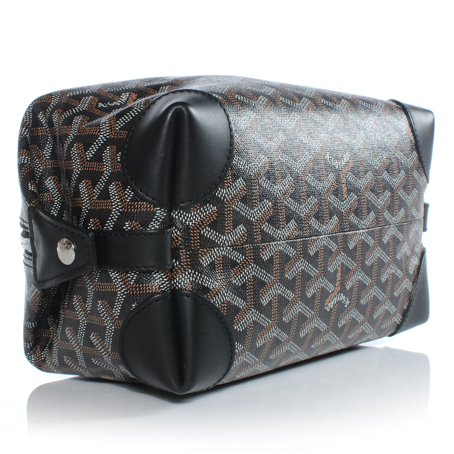 Goyardine Boeing 25 Trousse de Toilette Black