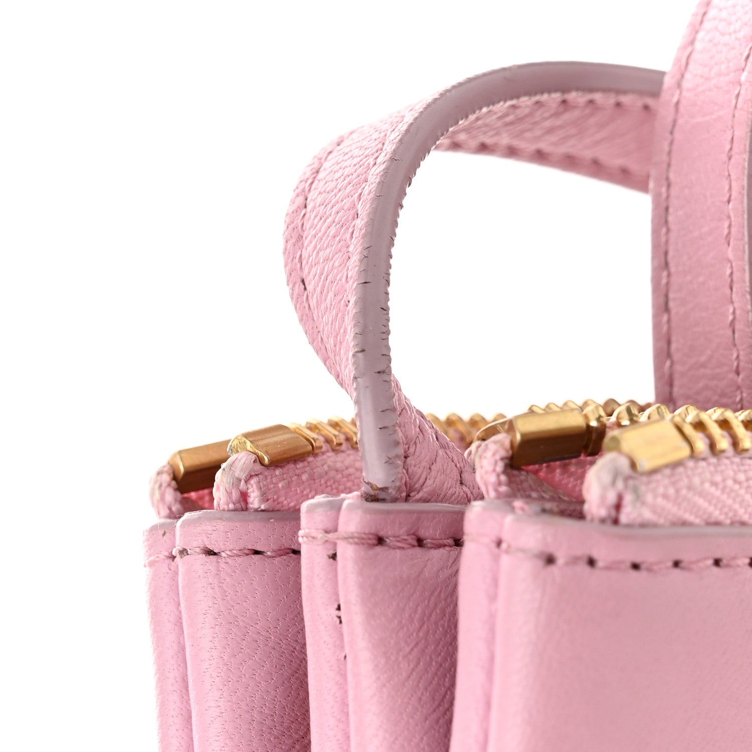 Celine Lambskin Small Trio Crossbody Bag Pink 1655194 – FASHIONPHILE