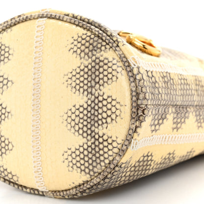 Gucci Snakeskin Mini Zumi Bucket Bag Grey 10 of 10