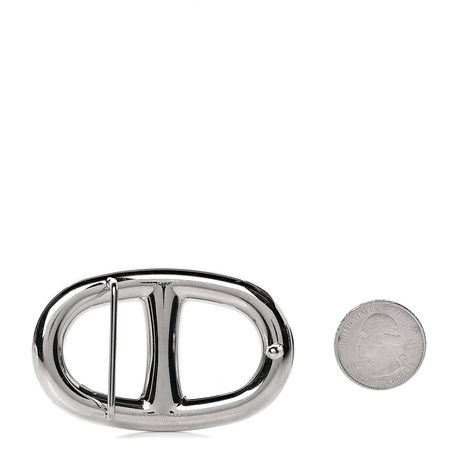 Hermes Palladium Chaine D'Ancre Belt Buckle 2 of 4
