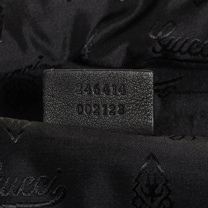Gucci Guccissima Medium Classic Backpack Black 7 of 9