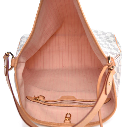Louis Vuitton Damier Azur Delightful MM Rose Ballerine 5 of 18