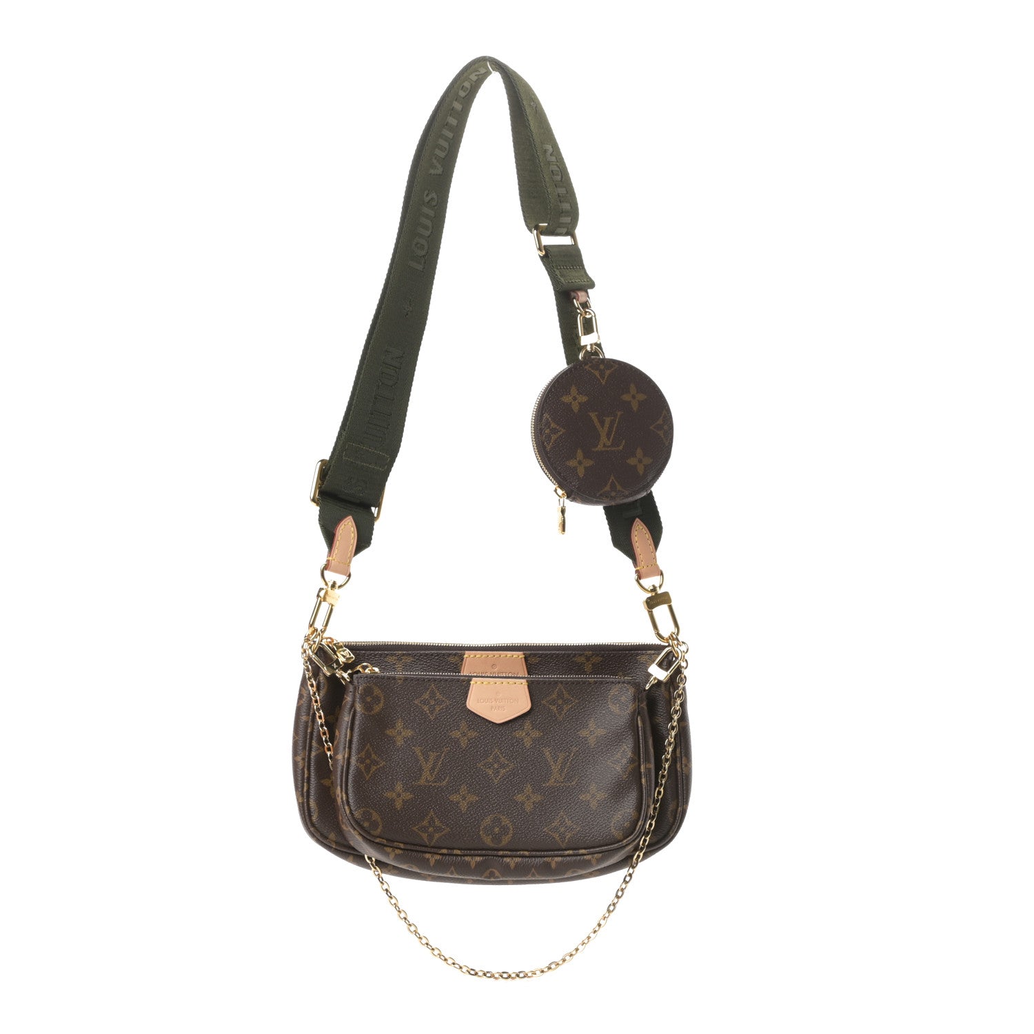 Louis Vuitton Monogram Multi Pochette Accessories Kaki 1 of 14