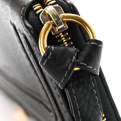Chloe Grained Calfskin Marcie Long Zip Around Wallet Black 10 of 12