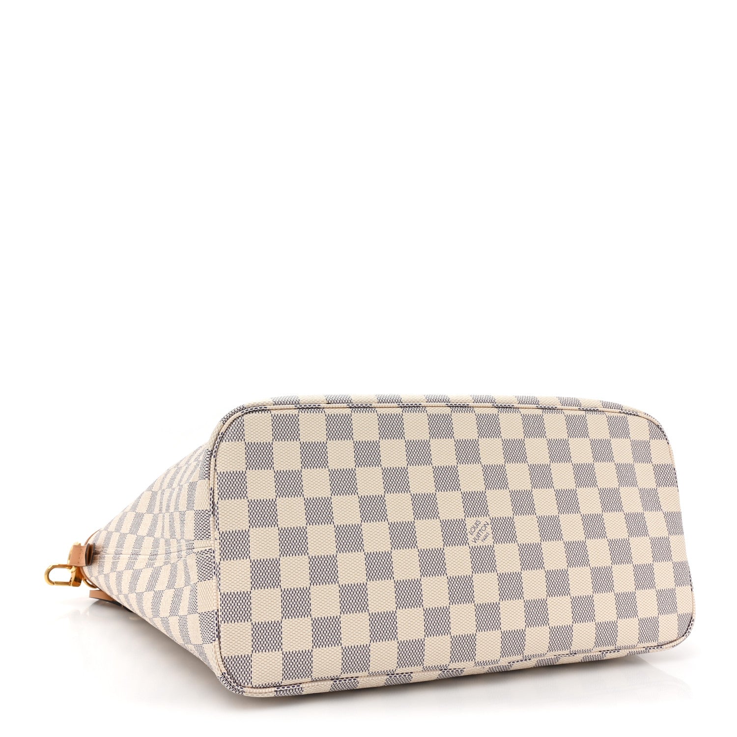 Louis Vuitton Damier Azur Braided Neverfull MM Orange 5 of 15