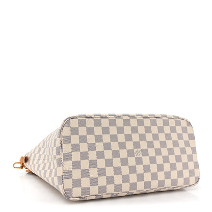 Louis Vuitton Damier Azur Braided Neverfull MM Orange 5 of 15
