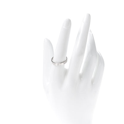 Cartier 18K White Gold 3.5mm LOVE Wedding Band Ring 58 8.25 2 of 4