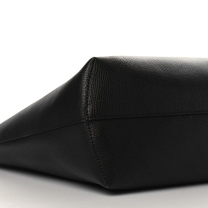 Fendi Vitello Vienna Enamel F is Fendi Shopping Tote Black Taupe 10 of 14