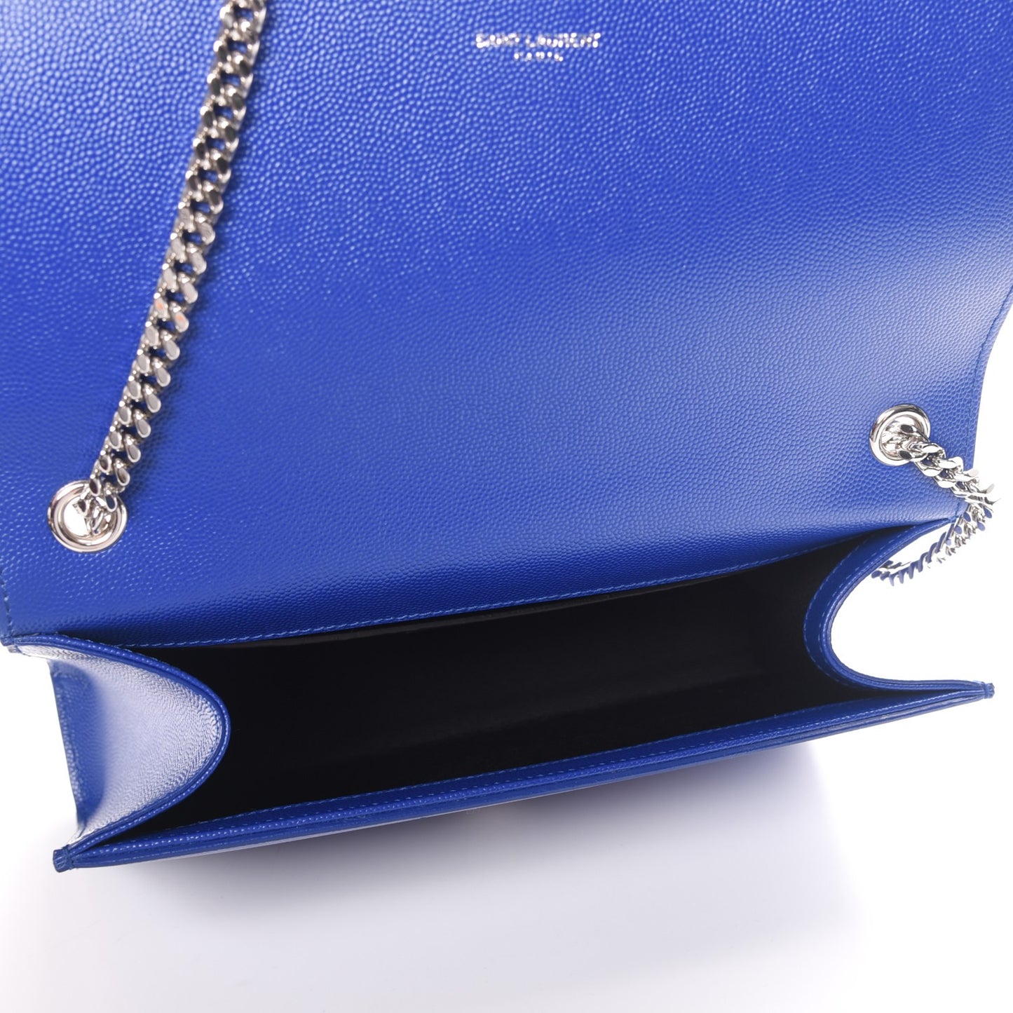 Grain De Poudre Medium Classic Monogram Kate Satchel Flash Blue
