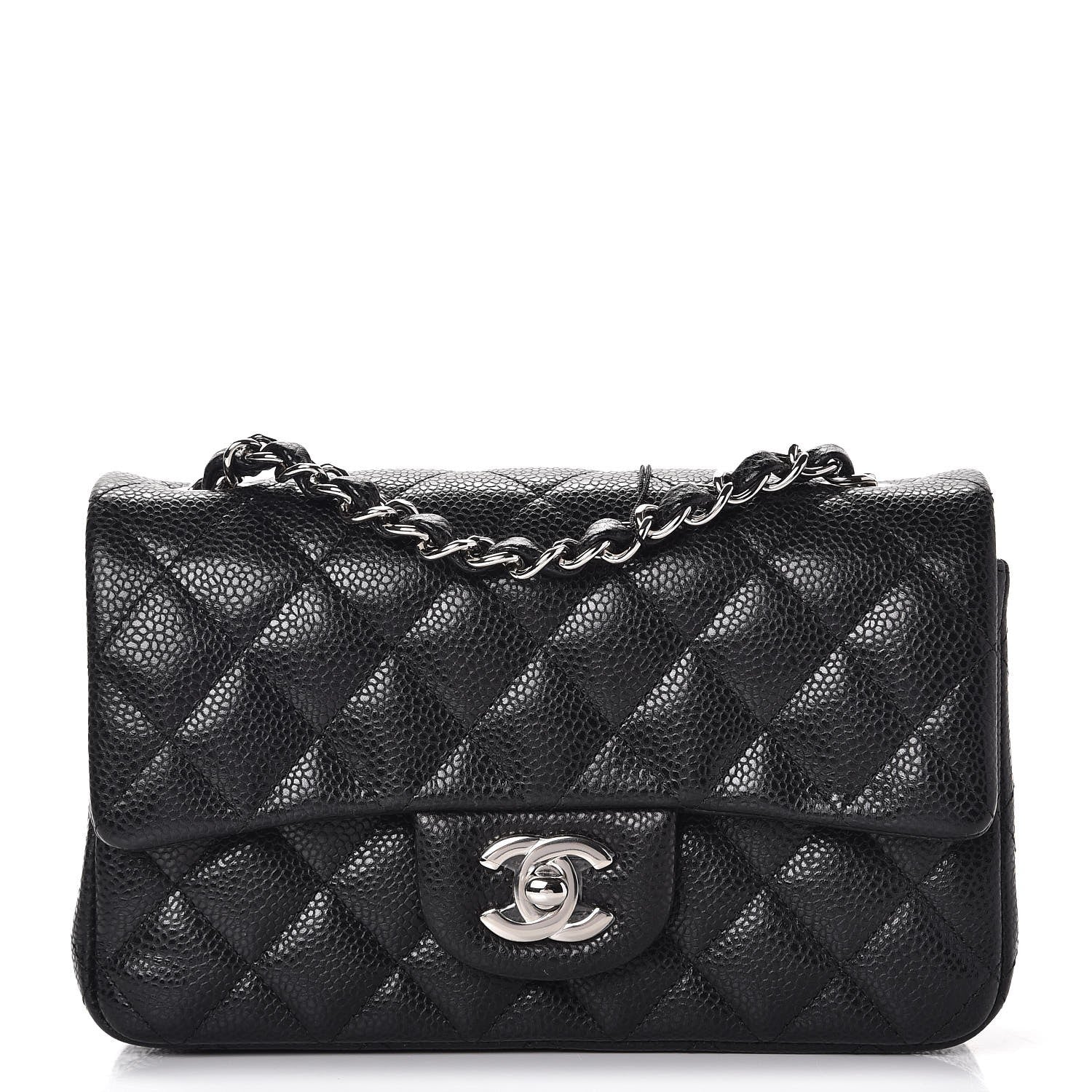 Chanel Caviar Quilted Mini Rectangular Flap Black 1 of 9