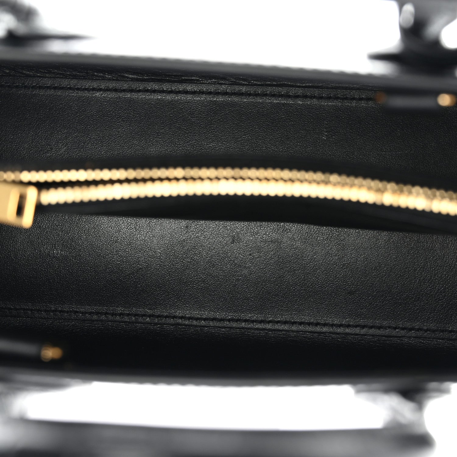 Saint Laurent Calfskin Crocodile Embossed Baby Sac De Jour Black 5 of 11