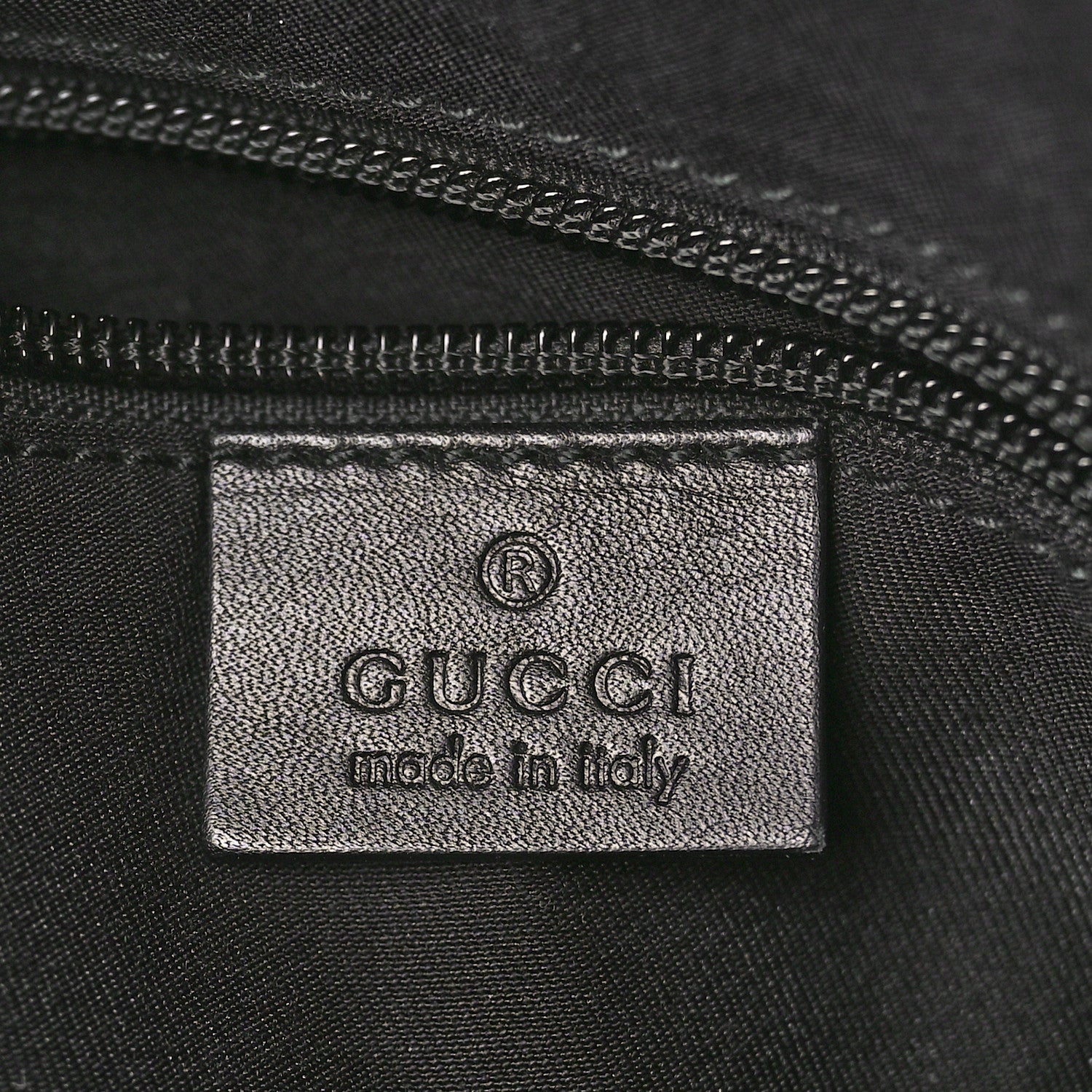 Gucci Monogram Calfskin Perforated Medium Flat Messenger Bag Black 6 of 13