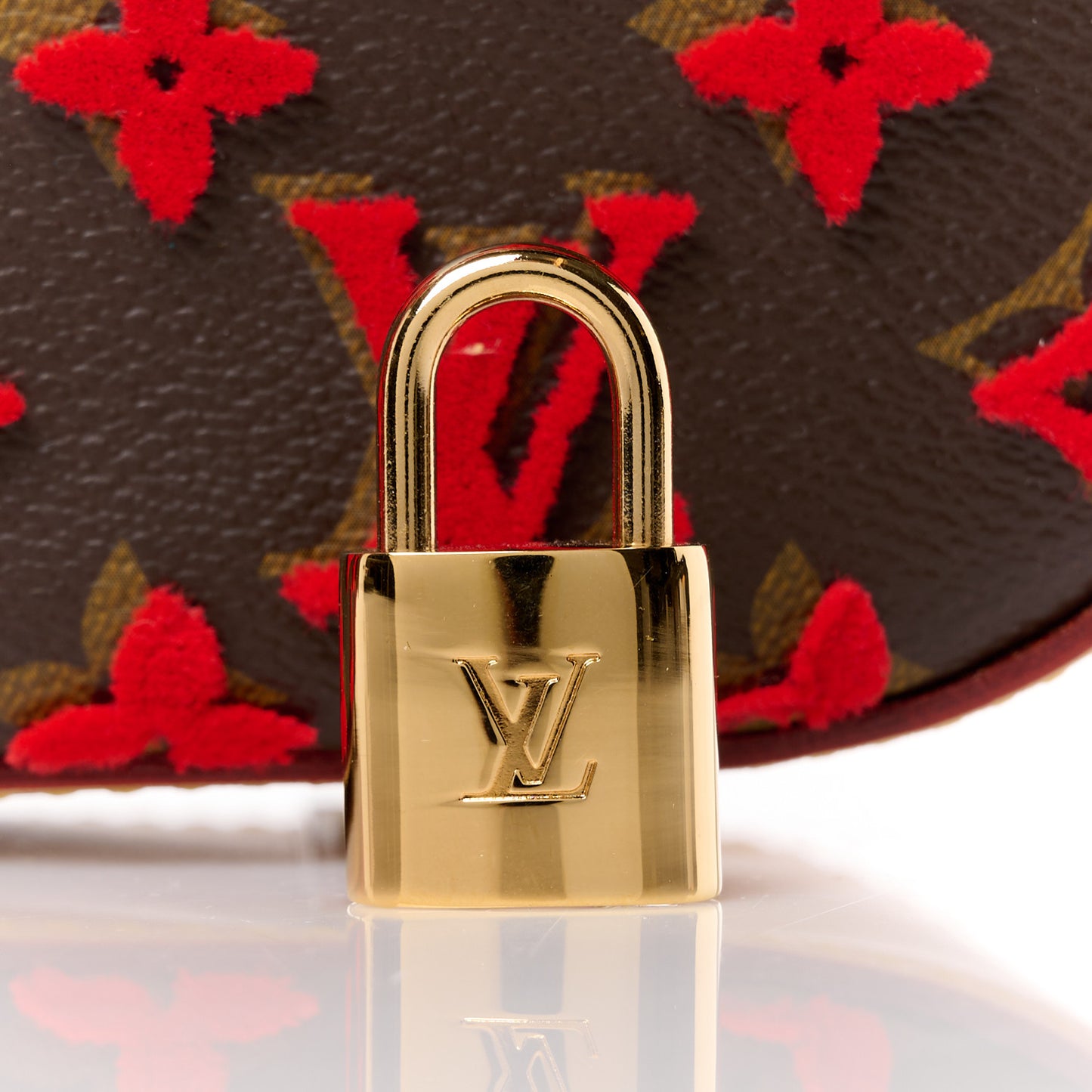 Monogram Tuffetage Deauville Cube Red