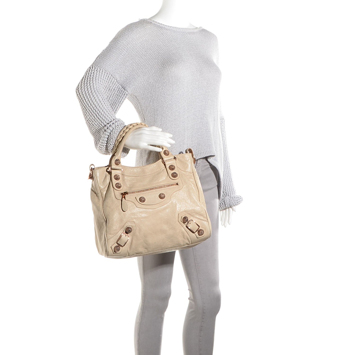Balenciaga Agneau Giant 21 Rose Gold Hardware Velo Praline 2 of 11