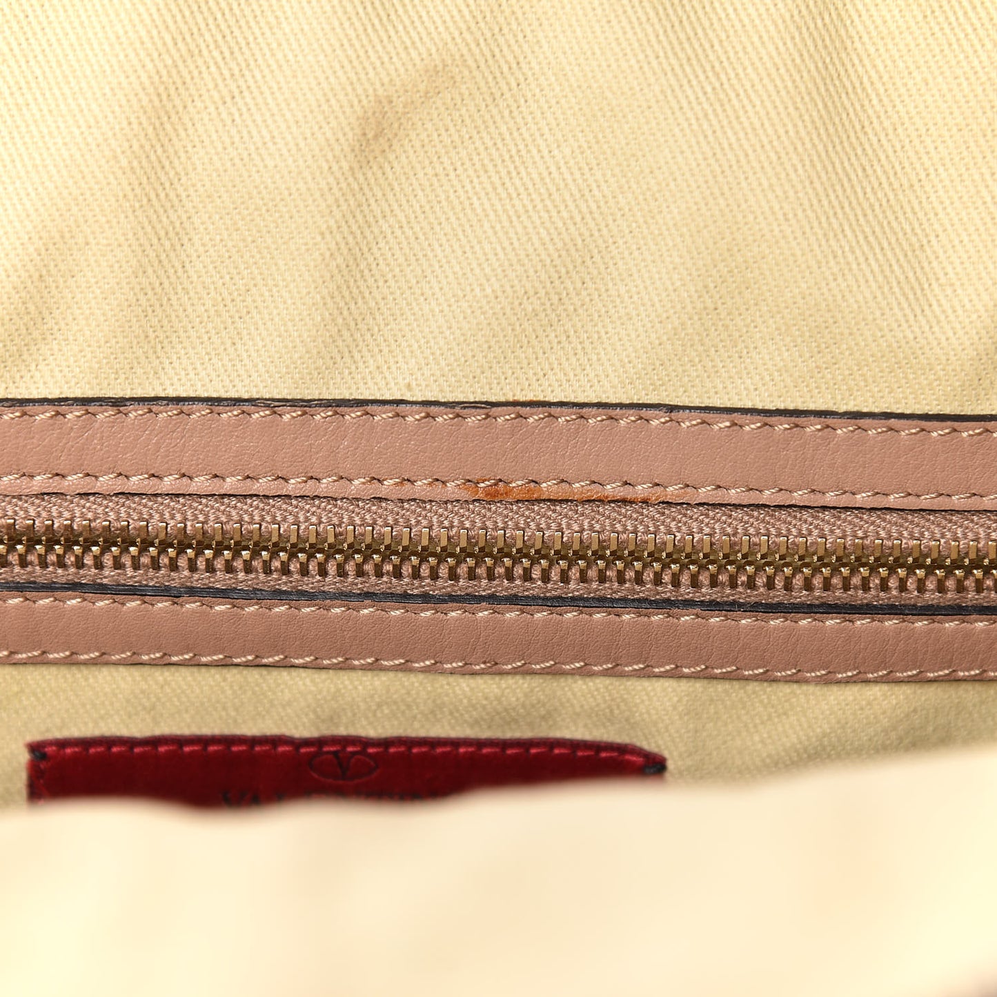 Vitello Rockstud All Over Dome Shopper Taupe