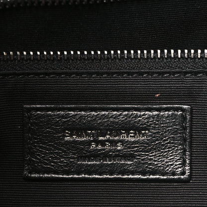 Saint Laurent Crinkled Calfskin Matelasse Monogram Medium Niki Chain Satchel Gold Sand 6 of 10