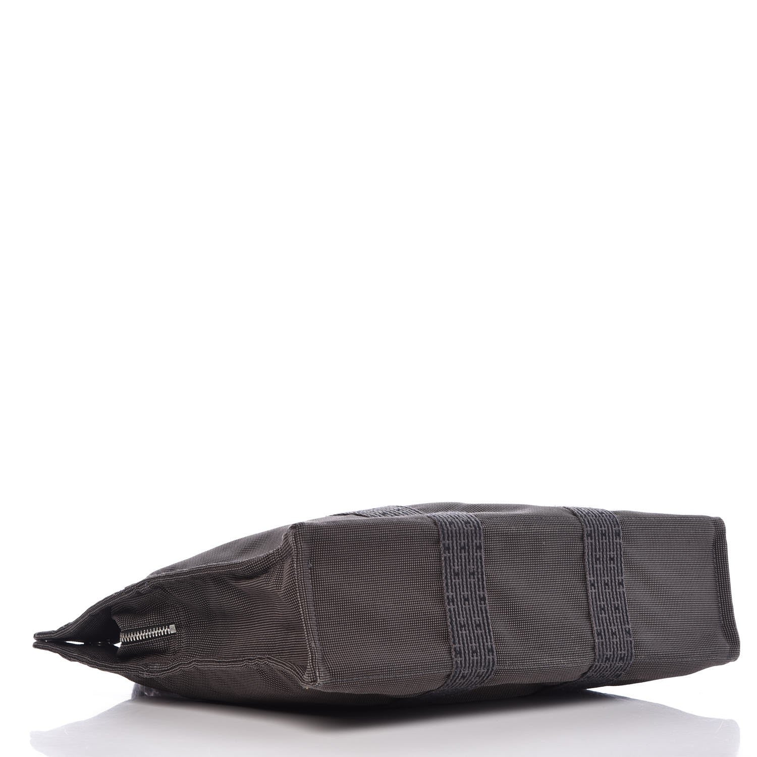 Hermes Canvas Herline MM Tote Grey 4 of 11