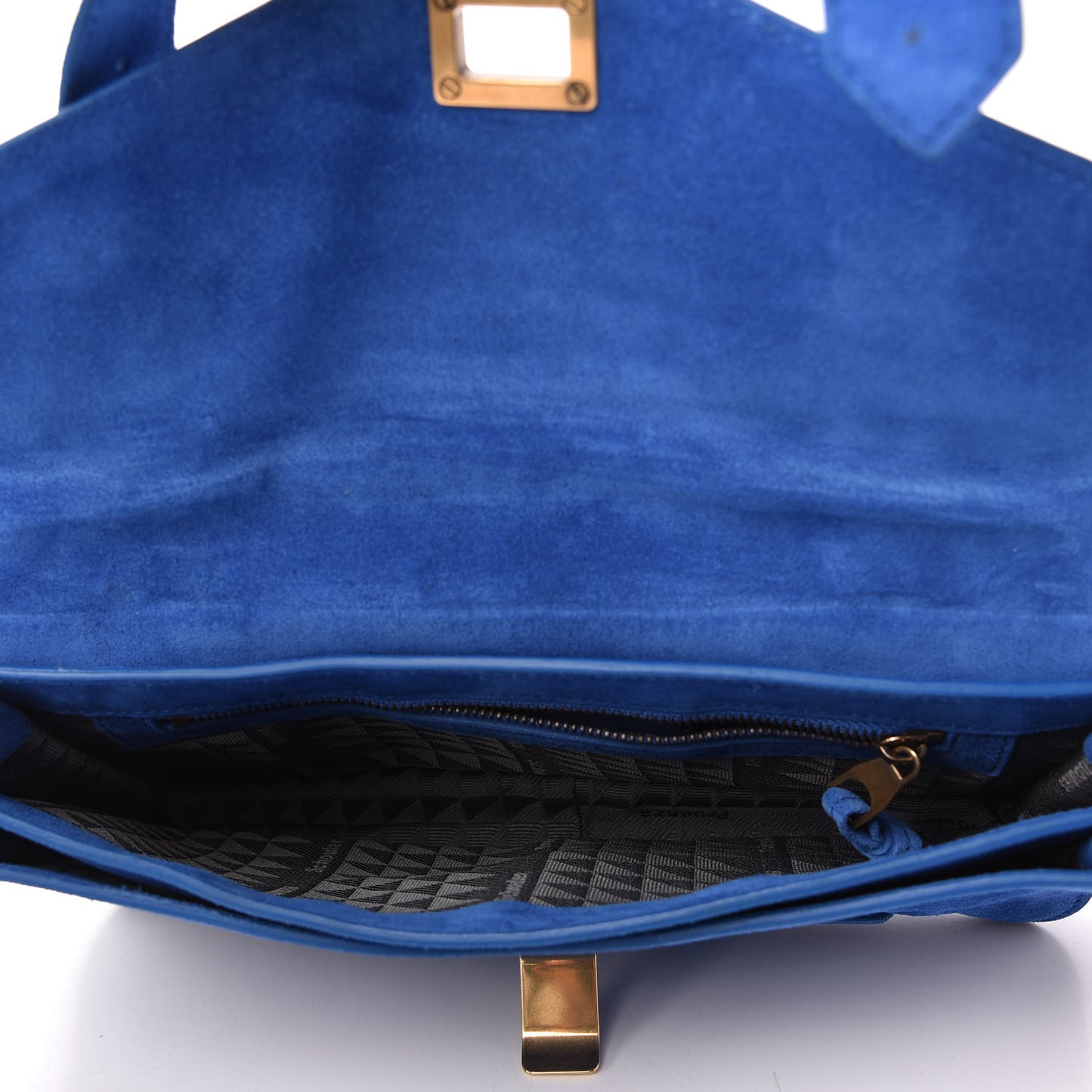 Suede PS1 Pochette Clutch Royal Blue