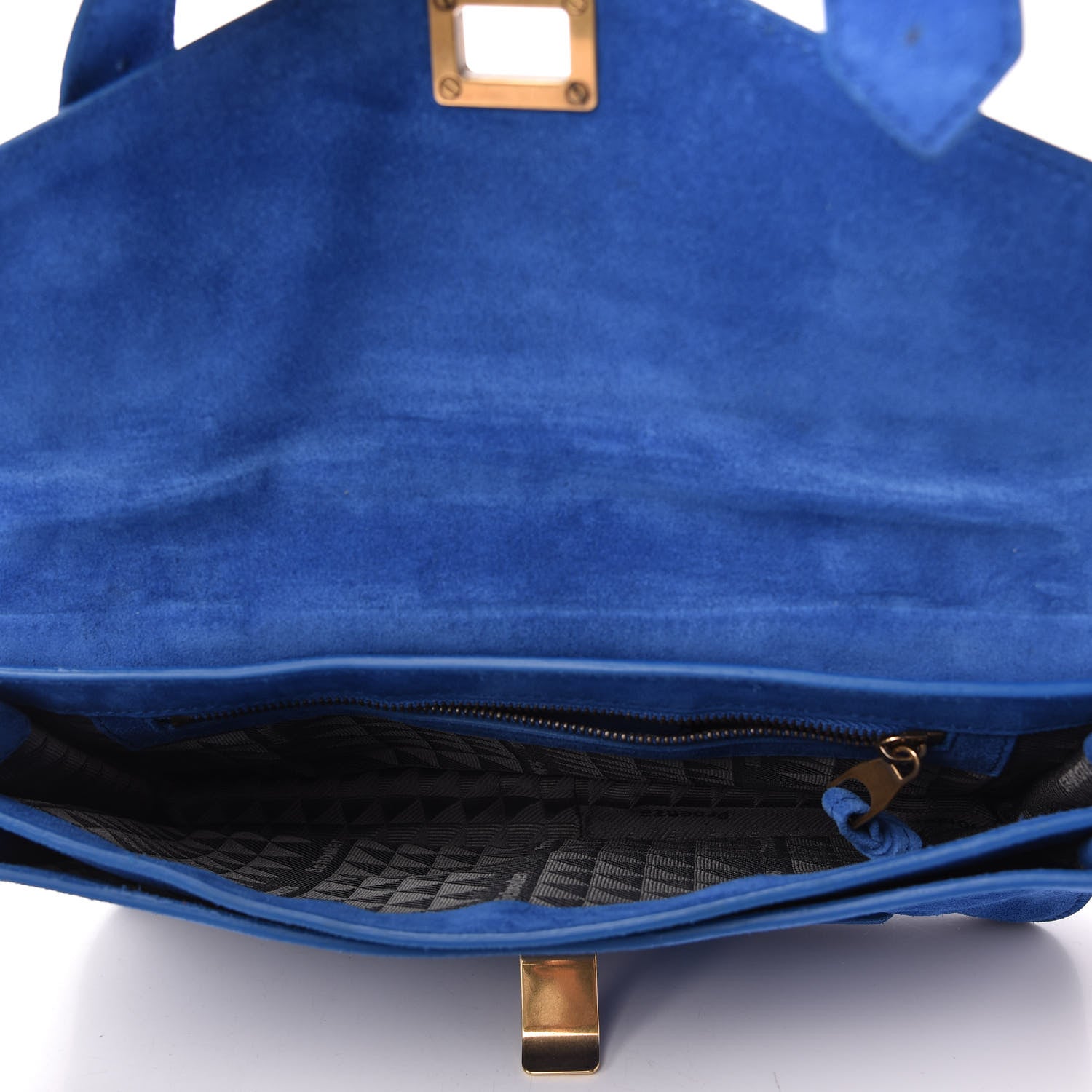 Proenza Schouler Suede PS1 Pochette Clutch Royal Blue 5 of 11