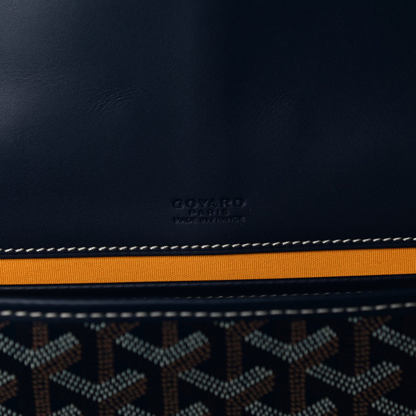 Goyardine Belvedere II PM Messenger Bag Navy