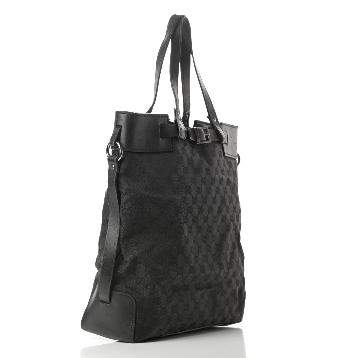 Gucci Monogram Tote Black 3 of 17