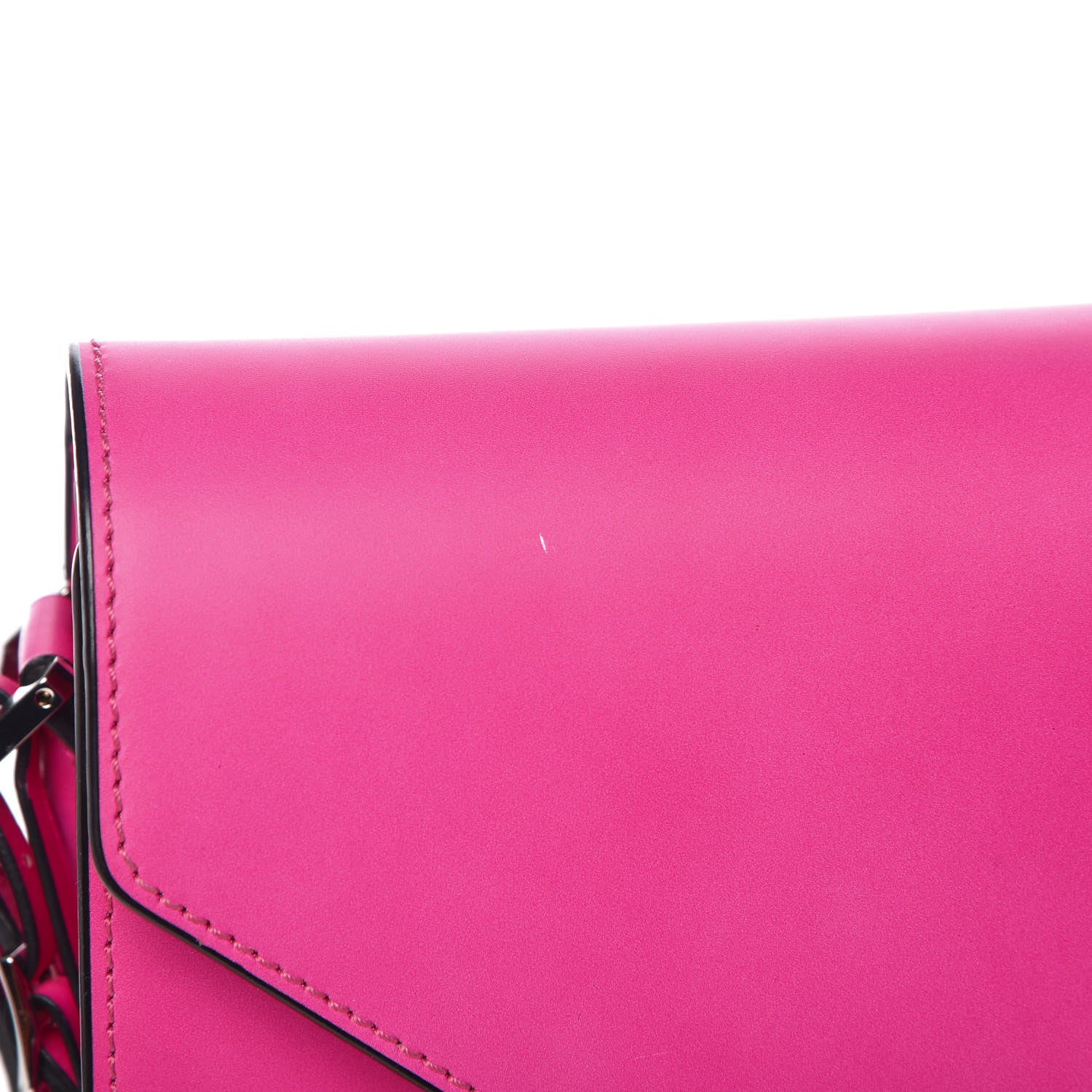 MCM Calfskin Patricia Crossbody Bag Electric Pink 8 of 10