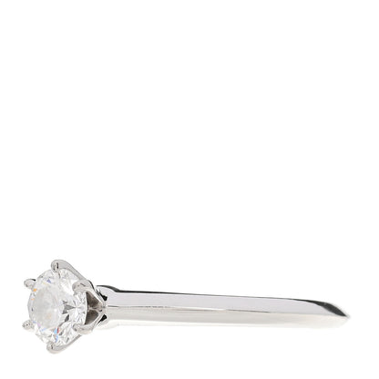 Tiffany Platinum Diamond .56ct Solitaire Engagement Ring 53 6.5 3 of 6