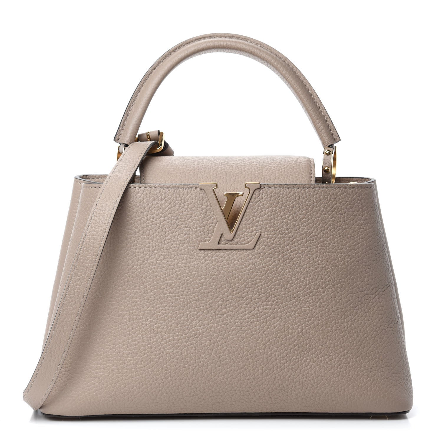 Louis Vuitton Taurillon Capucines PM Galet 1 of 10