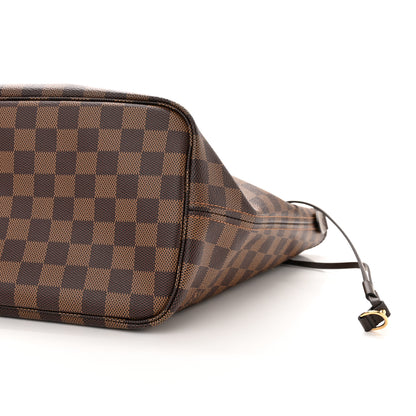 Louis Vuitton Damier Ebene Neo Neverfull MM Rose Ballerine 10 of 11