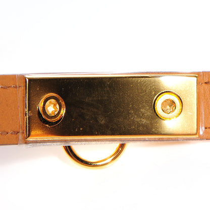 Hermes Swift Rivale Double Tour Bracelet Small Capucine 9 of 9