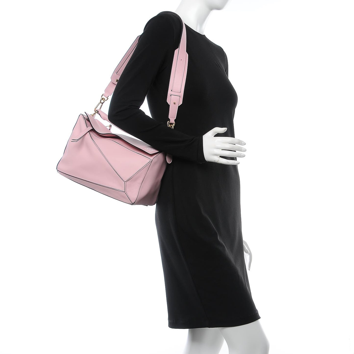 Calfskin Puzzle Bag Soft Pink