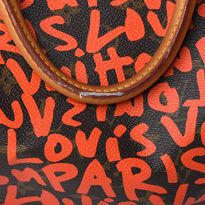 Louis Vuitton Monogram Graffiti Speedy 30 Orange 6 of 14