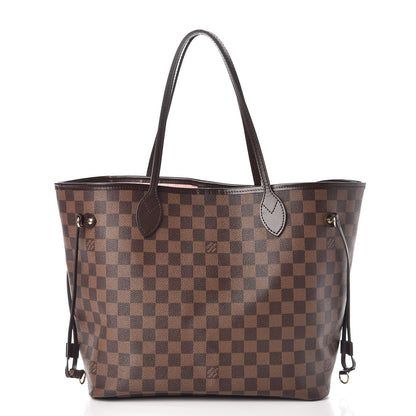 Louis Vuitton Damier Ebene Neo Neverfull MM Rose Ballerine 3 of 10