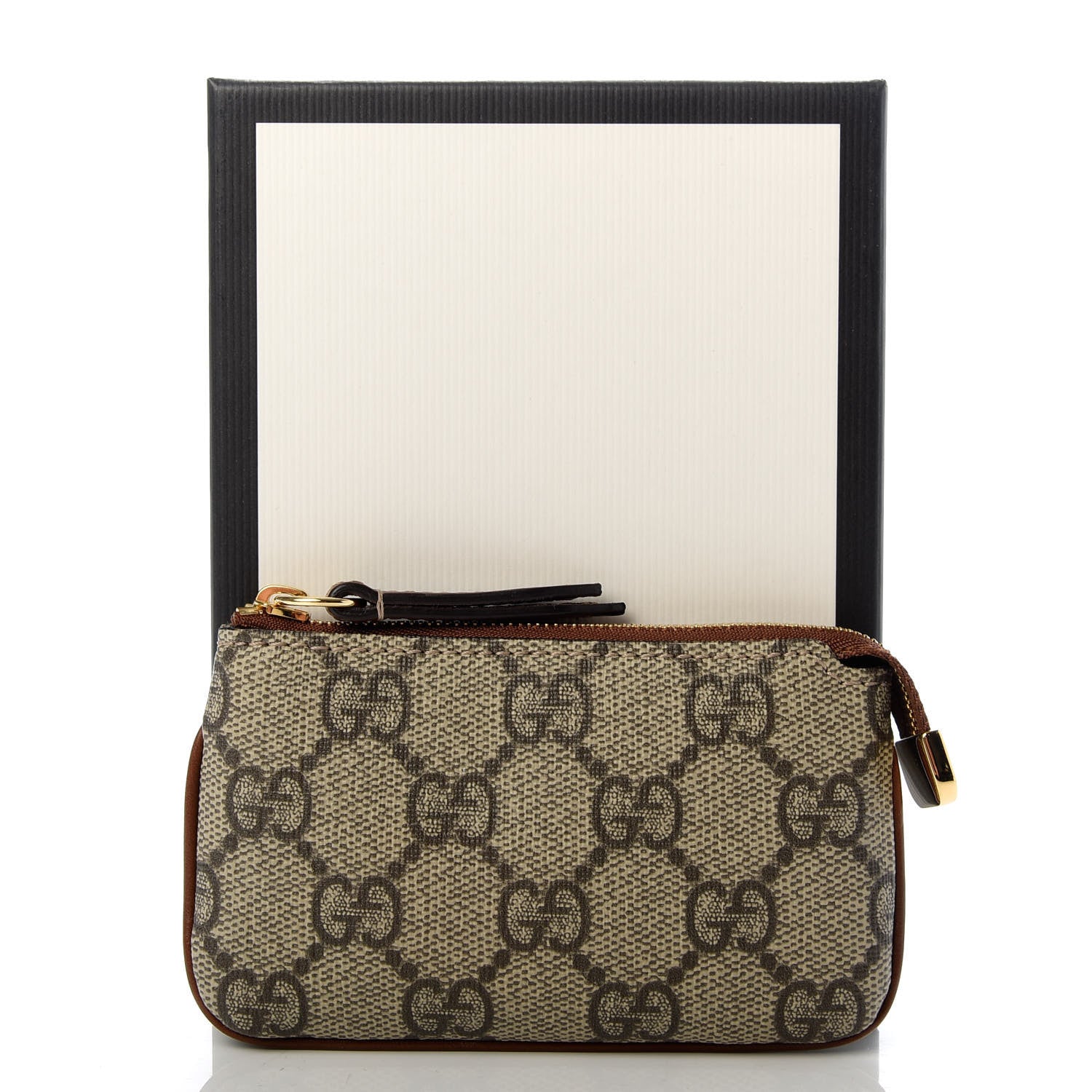 Gucci GG Supreme Monogram Key Case Brown 7 of 7