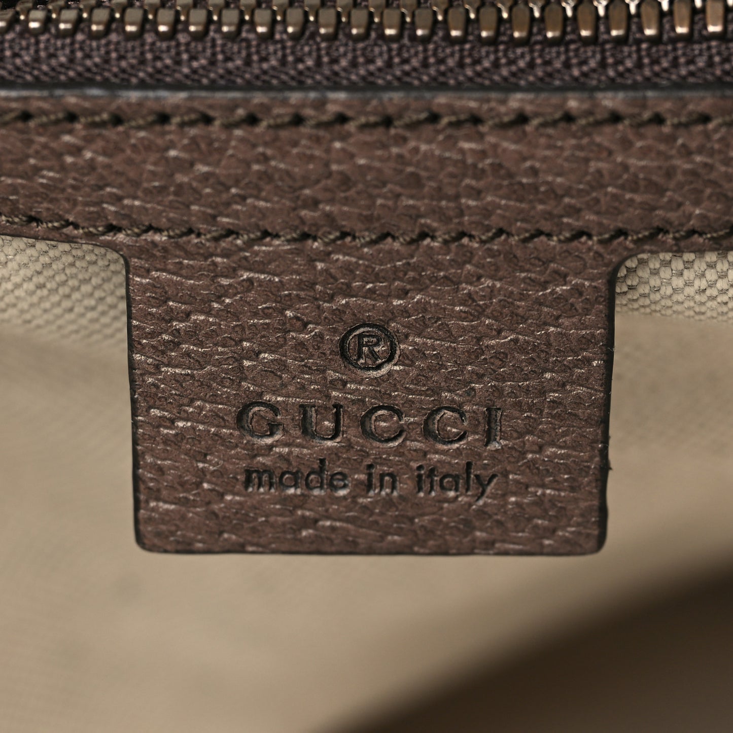 GG Supreme Monogram Medium Ophidia Day Backpack Brown