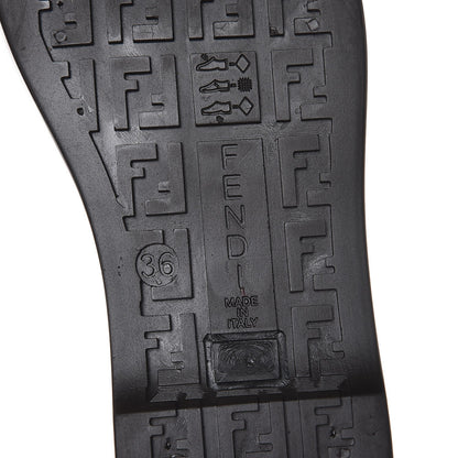 Fendi Rubber FF Rain Boots 36 Brown 8 of 9