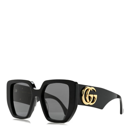 Gucci Acetate Square Frame Sunglasses GG0956S Black 1 of 8