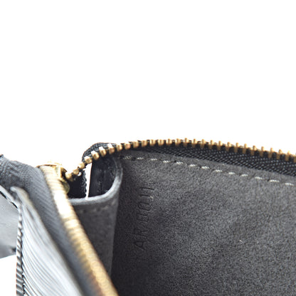 Louis Vuitton Epi Pochette Accessories 21 Black 7 of 9