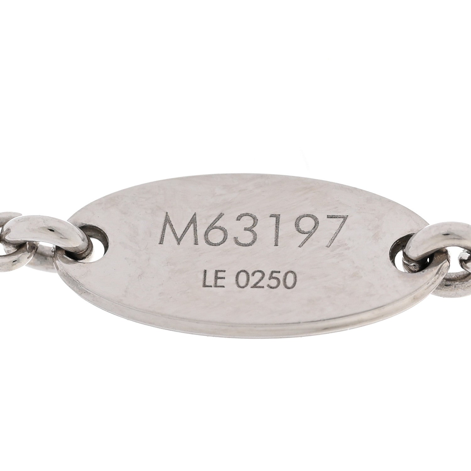 Louis Vuitton Metal Essential V Supple Necklace Silver 6 of 7