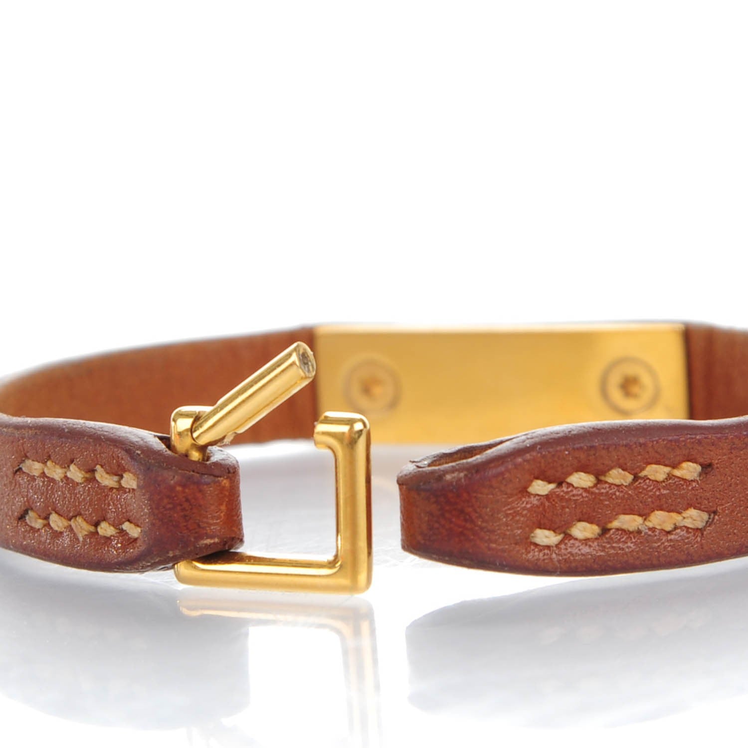 Hermes Barenia Micro Rivale Bracelet XS Fauve 4 of 7