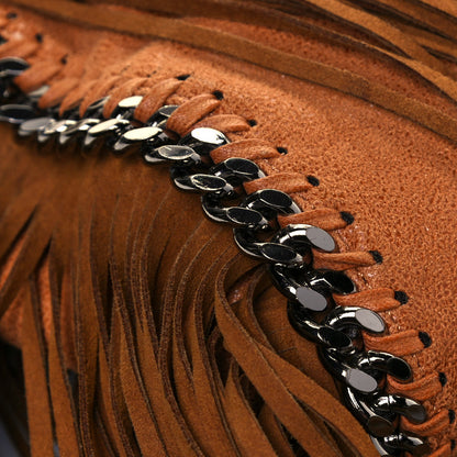Stella McCartney Eco Suede Mini Fringe Falabella Tote Tan 11 of 14