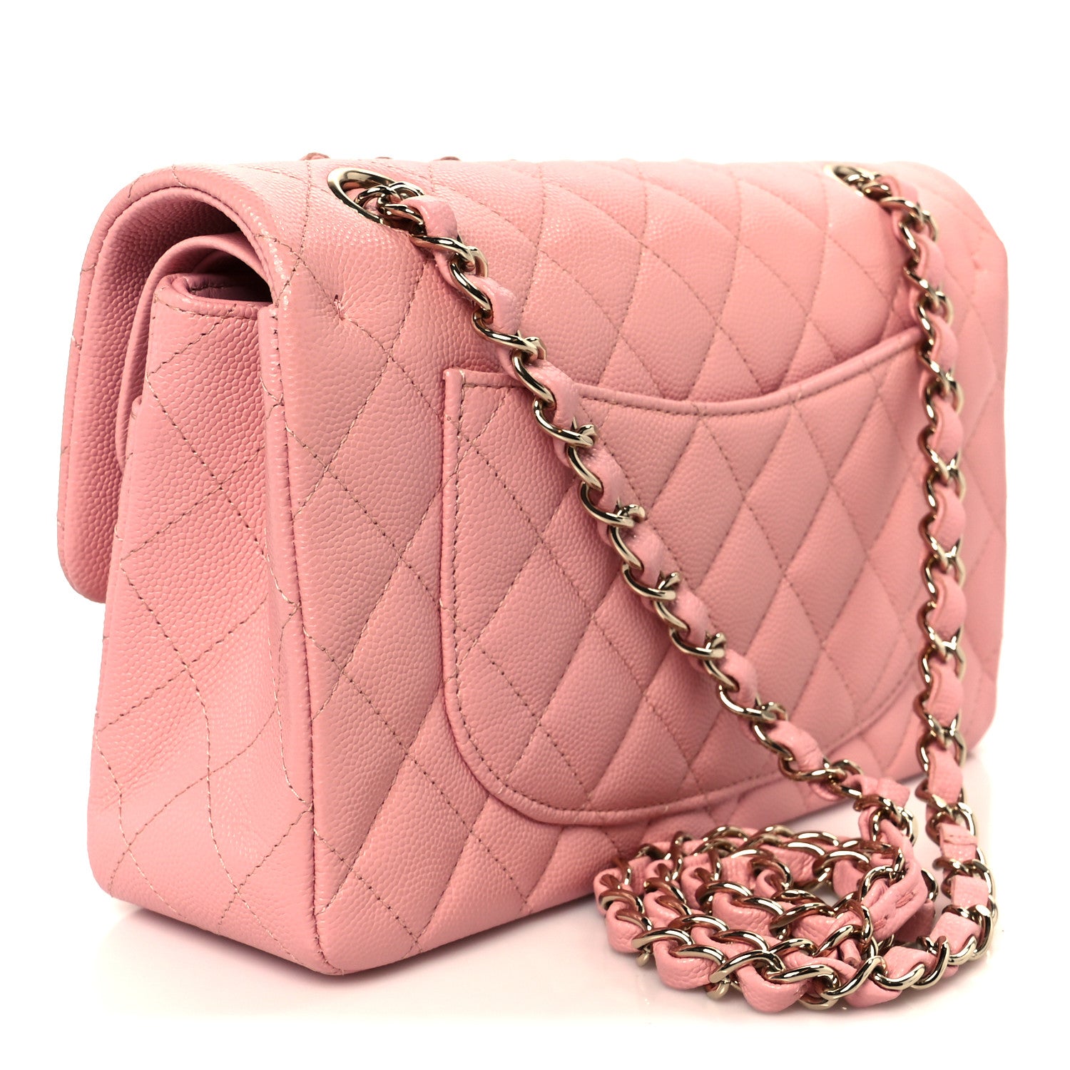 Chanel Caviar Quilted Small Double Flap Light Pink 3 of 12