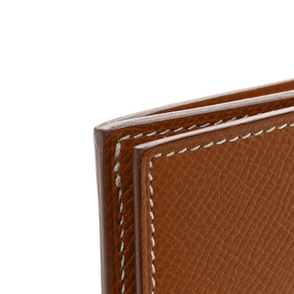 Hermes Epsom Citizen Twill Long Wallet Gold 8 of 9