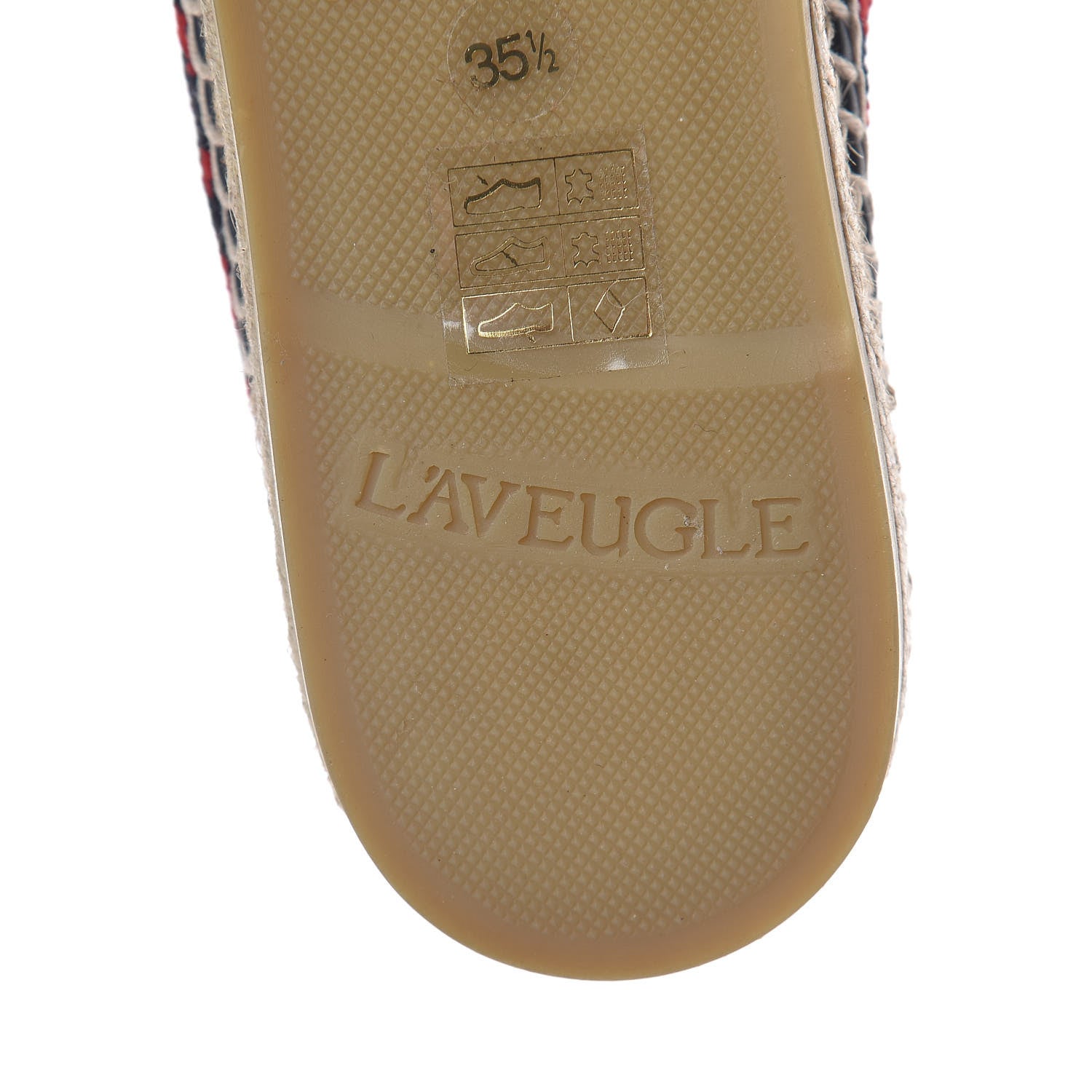 Gucci Terry Cloth GG Monogram Espadrilles 35.5 Blue Red 7 of 12