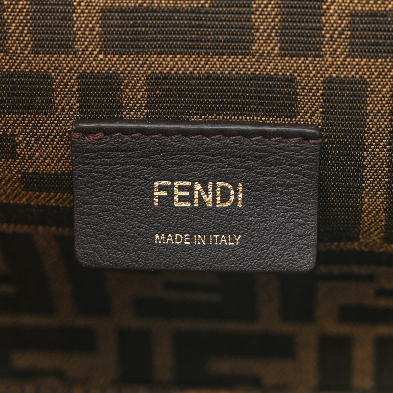 Fendi Shiny Nappa Small Fendi First Black 6 of 10