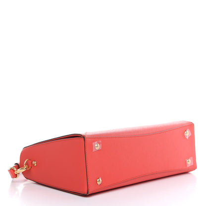 MCM Saffiano Nuovo Tote Hot Coral 4 of 10