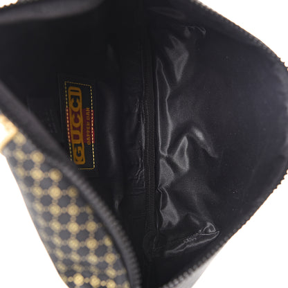 Gucci X DAPPER DAN Calfskin Laminated Ayers GG Micro Monogram Mens Belt Bag Black 7 of 12